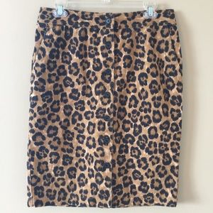 Lauren RL women’s Leopard pencil skirt size 6